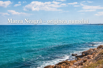 Marea Neagră, peisaj maritim ilustrativ pentru originea numelui