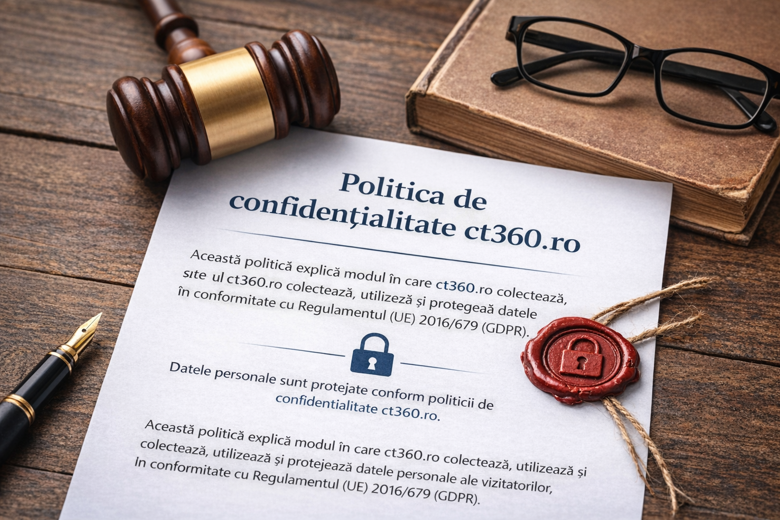 Politica de confidențialitate ct360.ro – protecția datelor personale