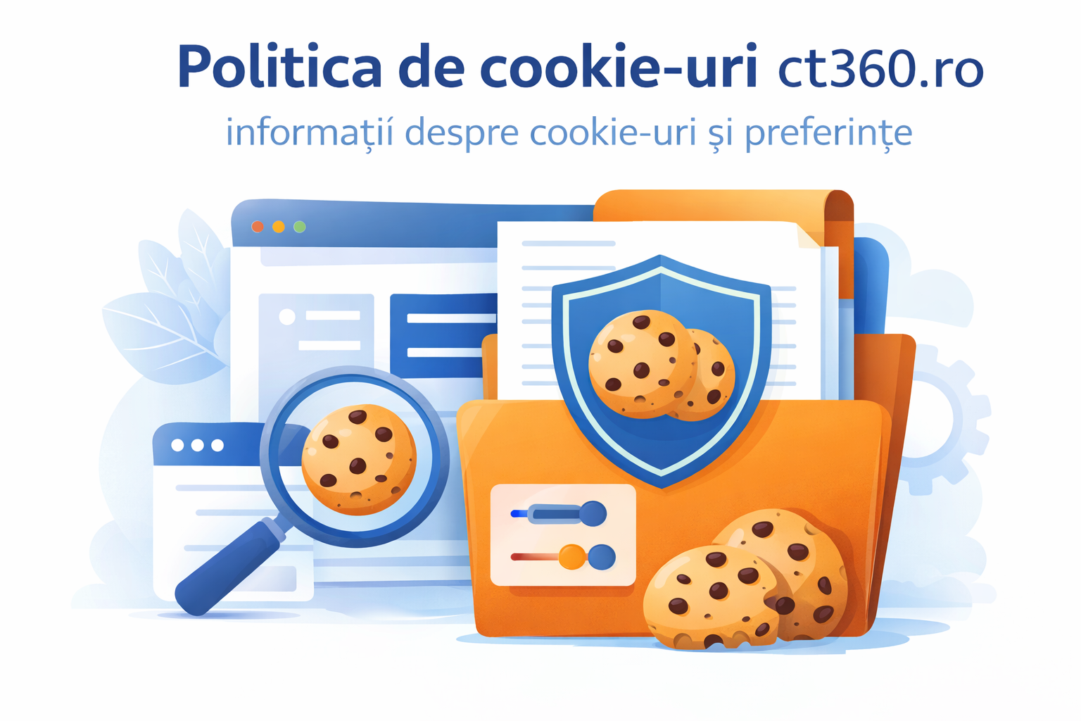 Politica de cookie-uri ct360.ro – informații despre cookie-uri și preferințe